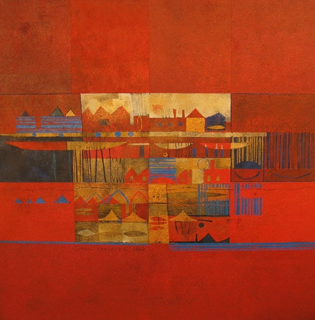 Gabi Troester – Mittel-towning-40x40cm – Werkbund Steiermark