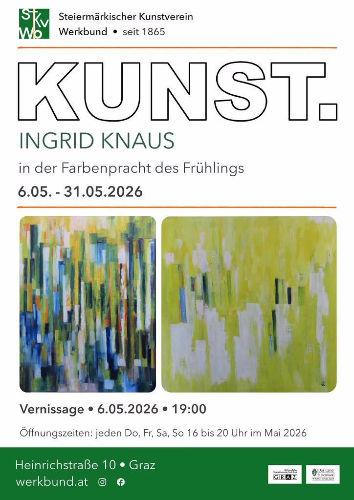 in der Farbenpracht des Frühlings – Veranstaltung – Steiermärkischer Kunstverein Werkbund