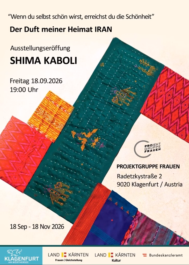 Der Duft meiner Heimat IRAN – Veranstaltung – Steiermärkischer Kunstverein Werkbund