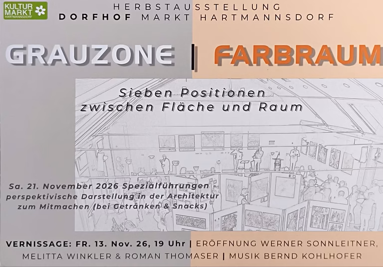 GRAUZONE | FARBRAUM – Sieben Positionen zwischen Fläche und Raum – Veranstaltung – Steiermärkischer Kunstverein Werkbund